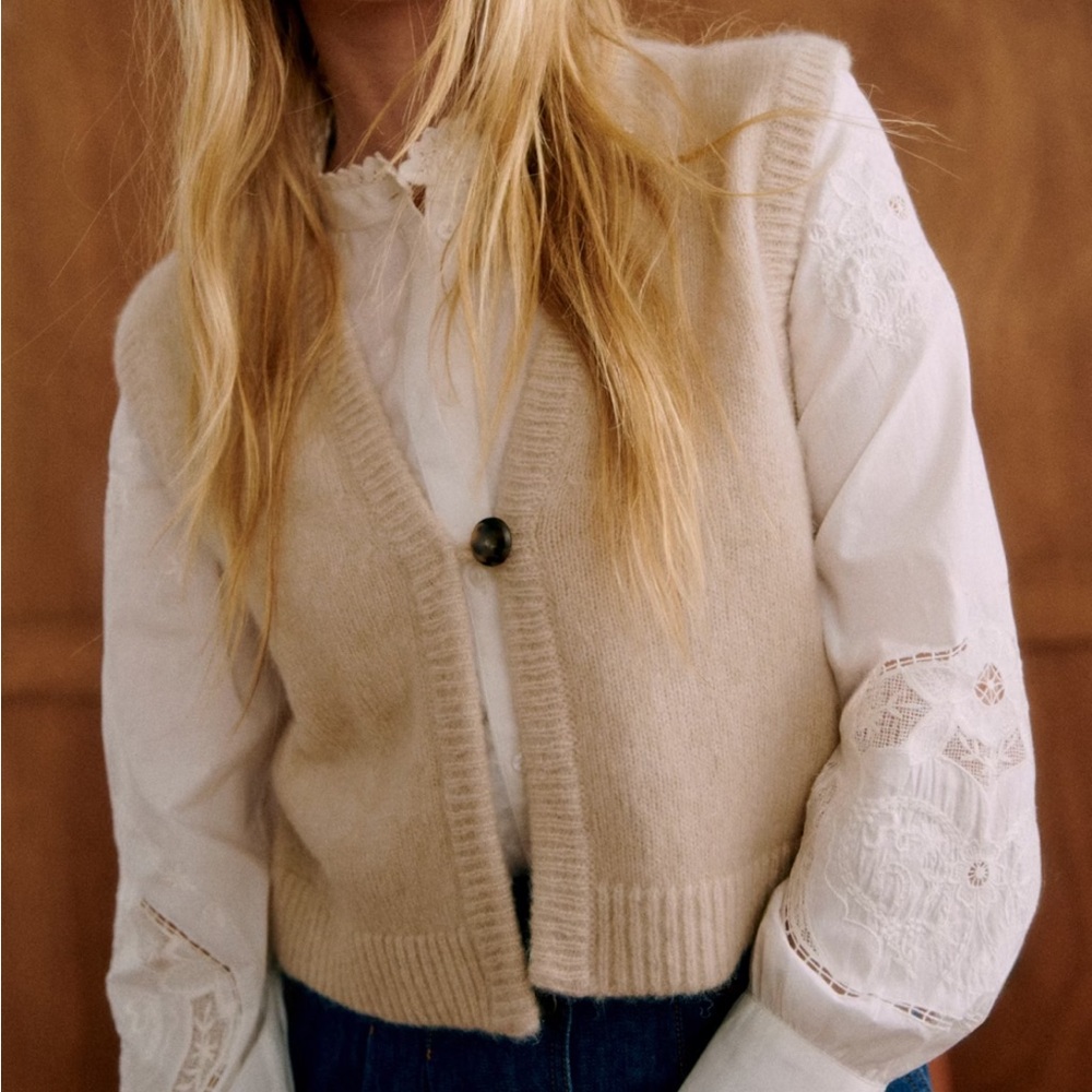 Sezane Maxime Vest Size XS (sold out color)